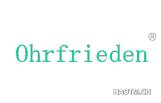 OHRFRIEDEN