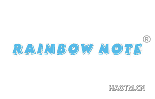 RAINBOW NOTE