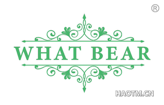 WHAT BEAR