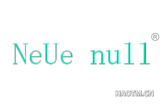NEUE NULL