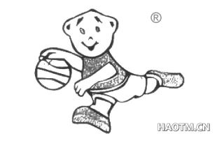 打篮球熊图形