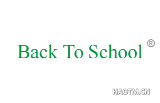 BACK TO SCHOOL