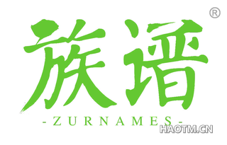 族谱 ZURNAMES