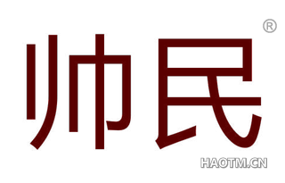 帅民 