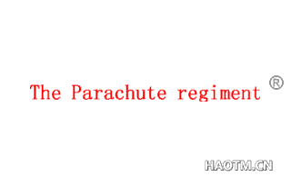 THE PARACHUTE REGIMENT