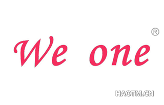  WE ONE