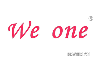 WE ONE