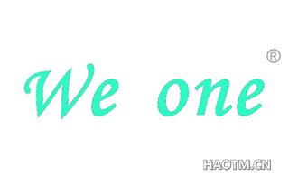 WE ONE
