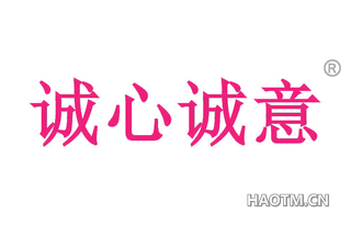 诚心诚意 