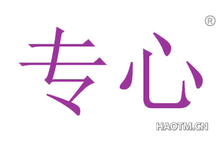 专心 