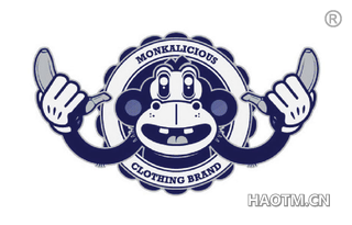  MONKALICIOUS CLOTHING BRAND