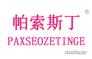 帕索斯丁 PAXSEOZETINGE