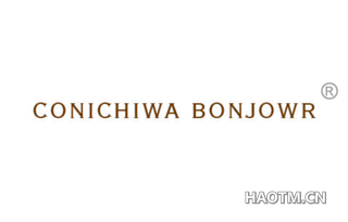 CONICHIWA BONJOWR