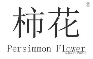 柿花 PERSIMMON FLOWER