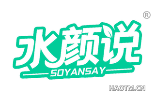 水颜说 SOYANSAY