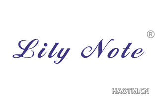LILY NOTE