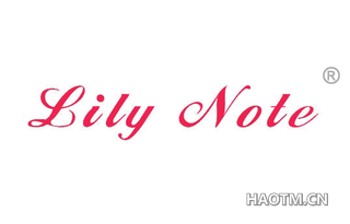 LILY NOTE
