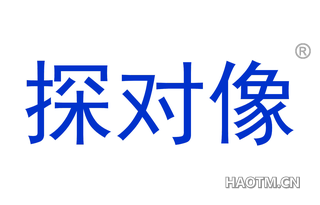 探对像 
