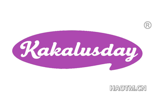  KAKALUSDAY