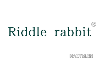  RIDDLE RABBIT