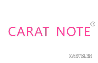 CARAT NOTE