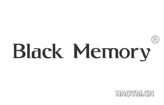 BLACK MEMORY
