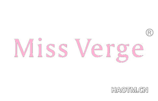  MISS VERGE
