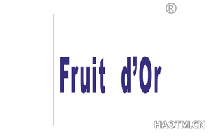 FRUIT D OR