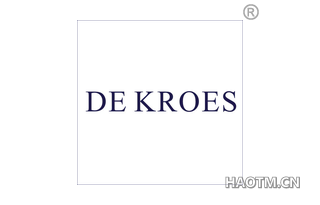 DE KROES