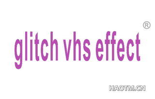 GLITCH VHS EFFECT