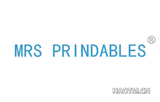 MRS PRINDABLES