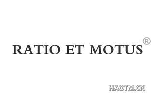 RATIO ET MOTUS