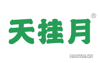 天挂月 