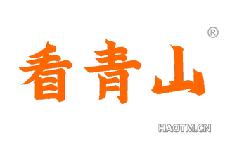看青山 