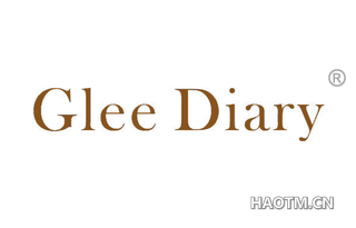 GLEE DIARY