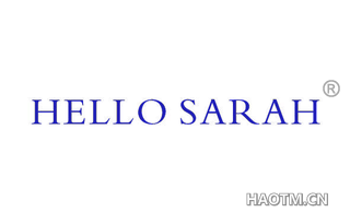  HELLO SARAH