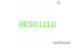 ORSO LULU