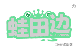 蛙田边
