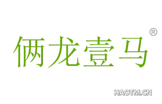 俩龙壹马