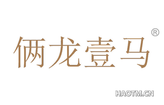 俩龙壹马