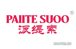 派缇索 PAIITE SUOO