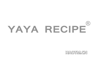 YAYA RECIPE